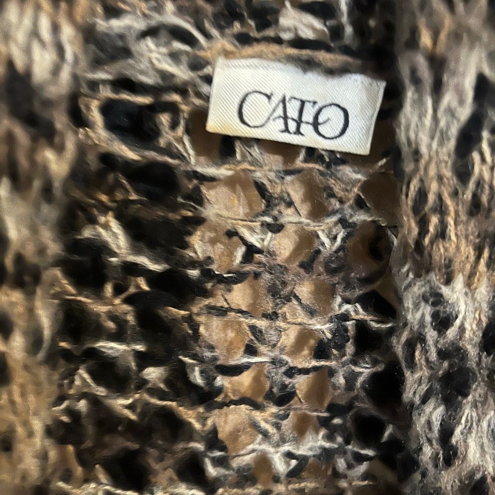 Cato Multitone Knit Cardigan - Picture 2 of 4